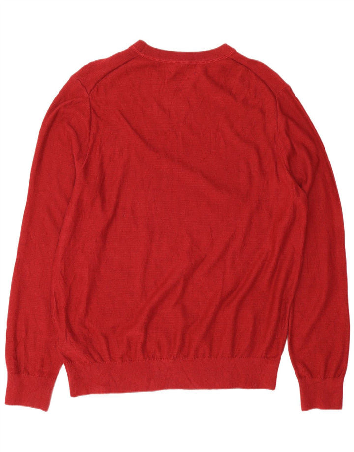 Ανδρικό πουλόβερ Nautica Regular Fit Crew Neck Jumper Μεσαίο κόκκινο βαμβακερό