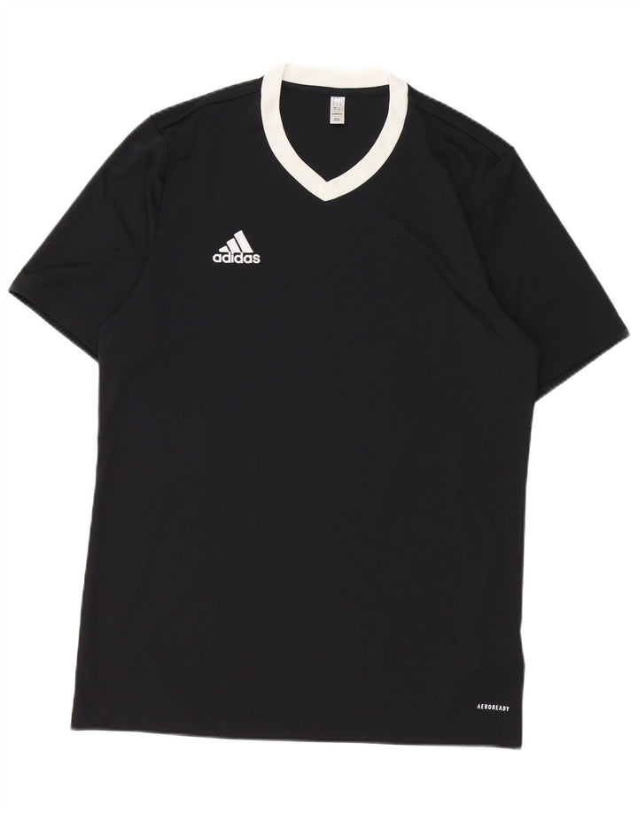 Adidas Ανδρικό T-Shirt Aeroready Top Large Μαύρο Πολυεστέρας