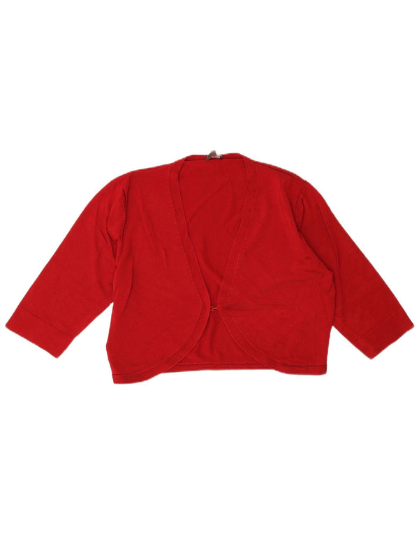 Phase Eight Γυναικείο πουλόβερ 3/4 μανίκι Crop Cardigan UK 14 Medium Red