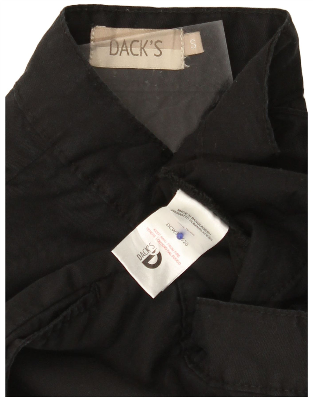 DACK'S Γυναικεία Joggers Casual Παντελόνια Small W27 L26 Black Tencel