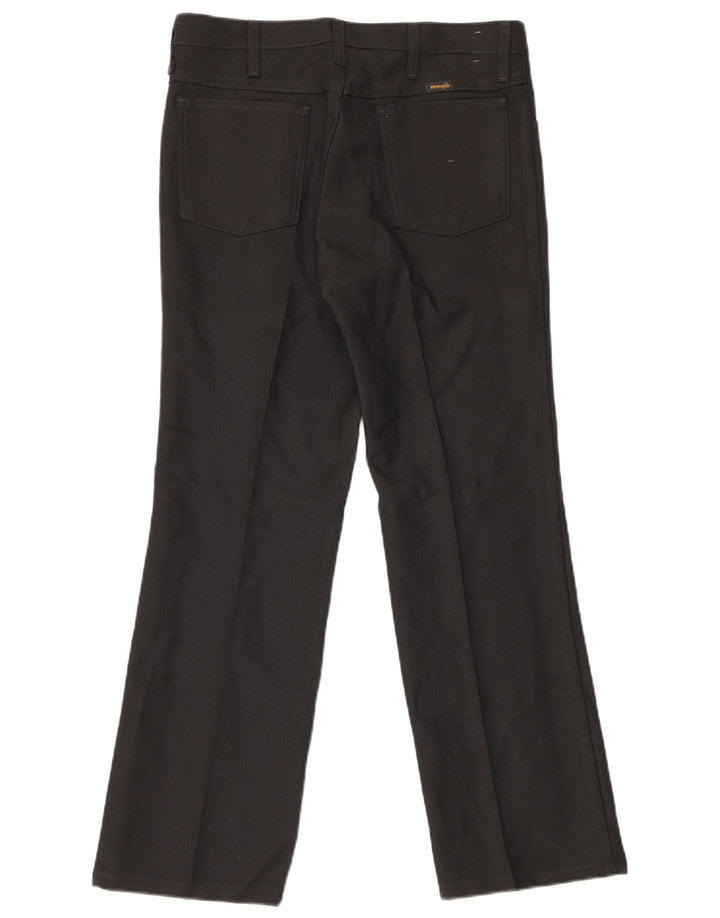 Ανδρικό ίσιο casual παντελόνι Wrangler W33 L29 Μαύρο πολυεστέρα