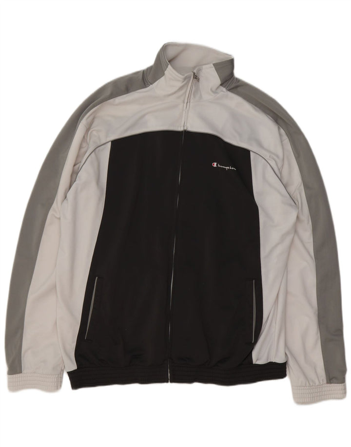 Ανδρική φόρμα Champion Top Jacket 2XL Black Colourblock Polyester
