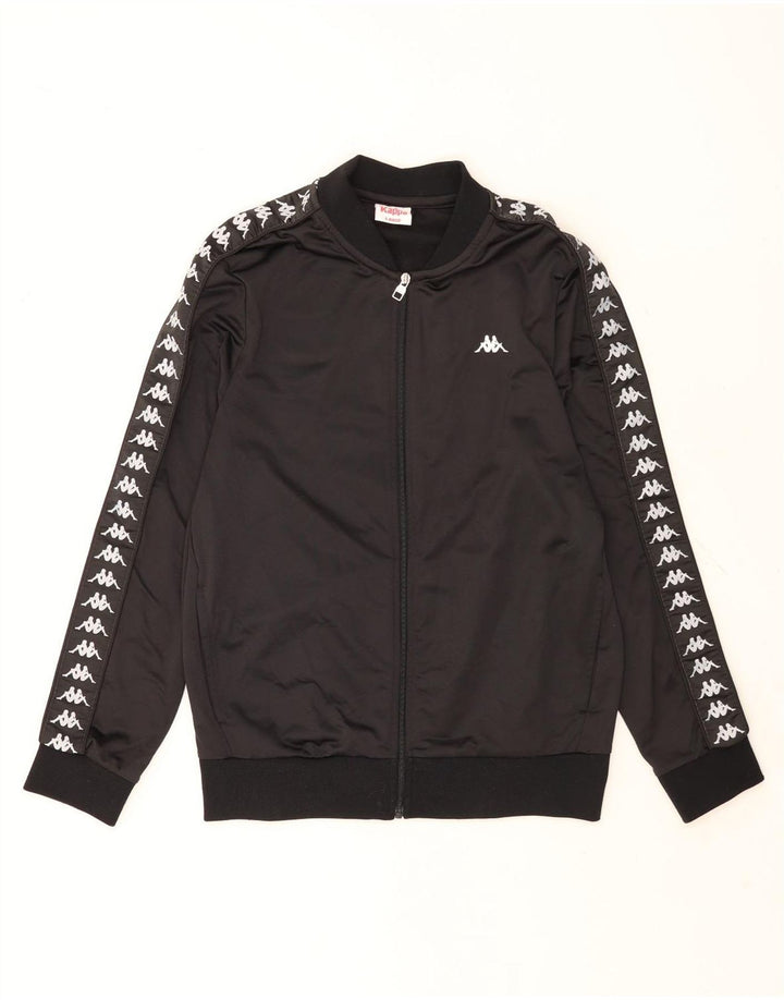 Ανδρική φόρμα γραφική Kappa Top Jacket Large Black Polyester