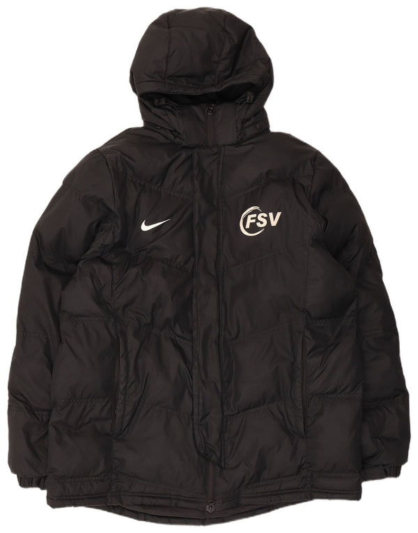 Ανδρικό μπουφάν με κουκούλα Nike UK 42 XL μαύρο