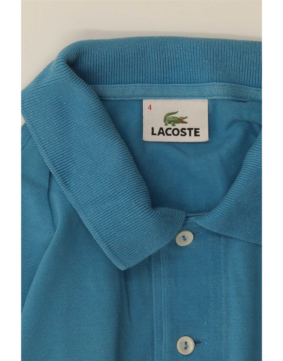 Ανδρικό πουκάμισο πόλο Lacoste Μέγεθος 4 Μεσαίο Μπλε