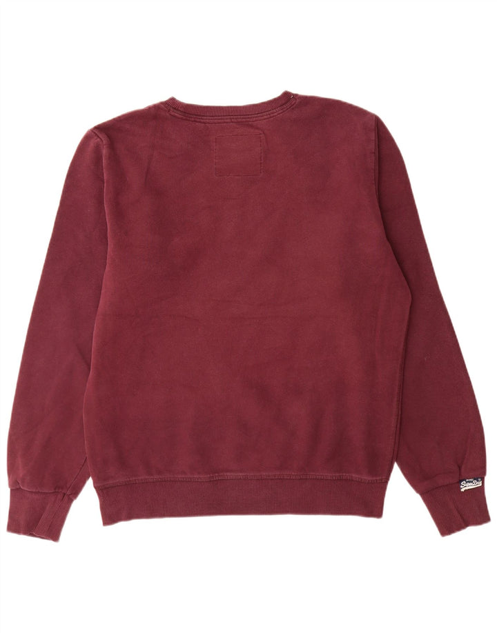 Ανδρικό γραφικό φούτερ Superdry Jumper μεγάλο βαμβακερό καφέ