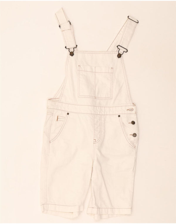 White Stuff Γυναικείο σορτς Dungarees UK 8 Small W30 Λευκό βαμβακερό