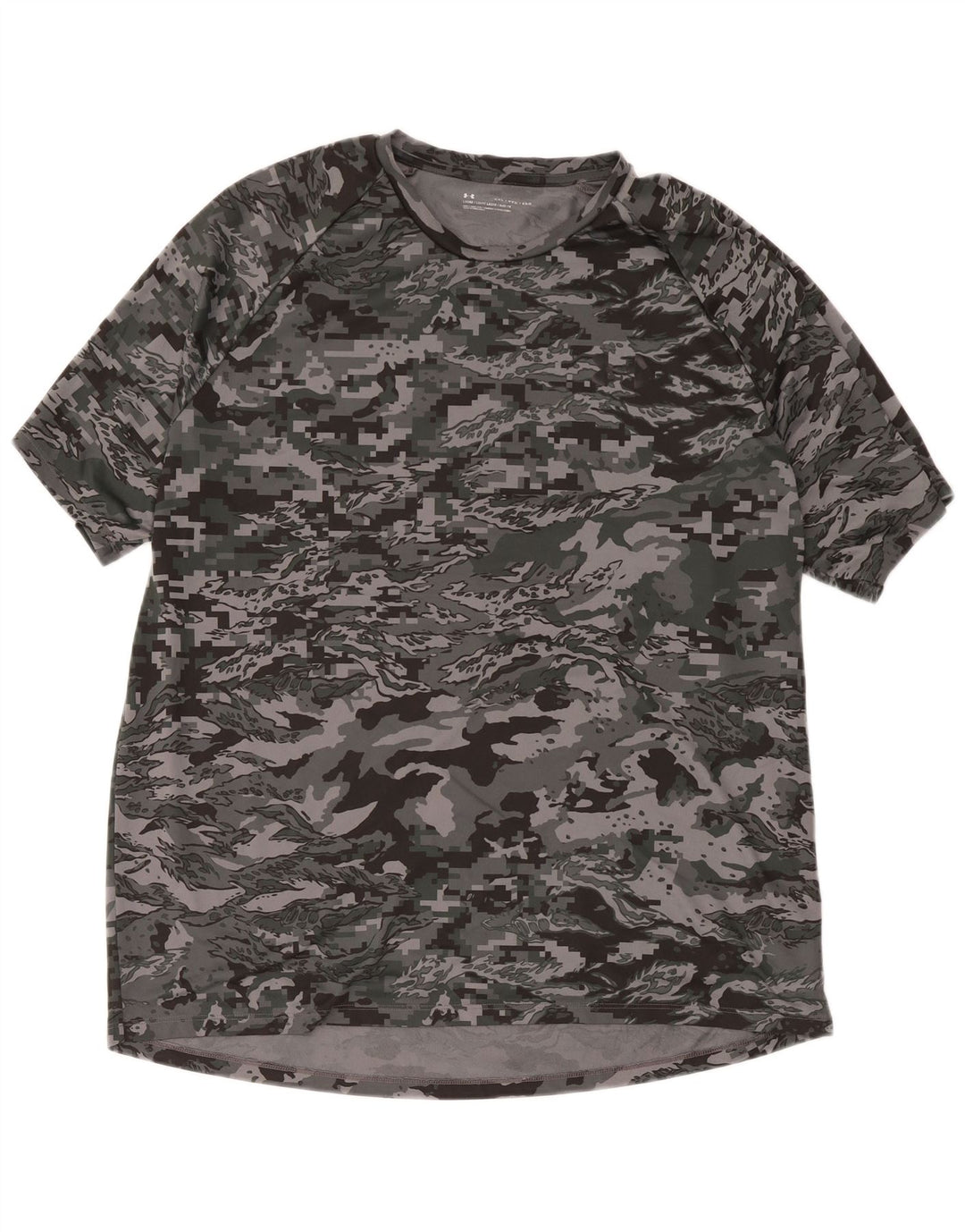 Under Armour Ανδρικό T-Shirt Top 2XL Grey Camouflage Polyester