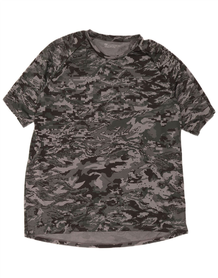 Under Armour Ανδρικό T-Shirt Top 2XL Grey Camouflage Polyester