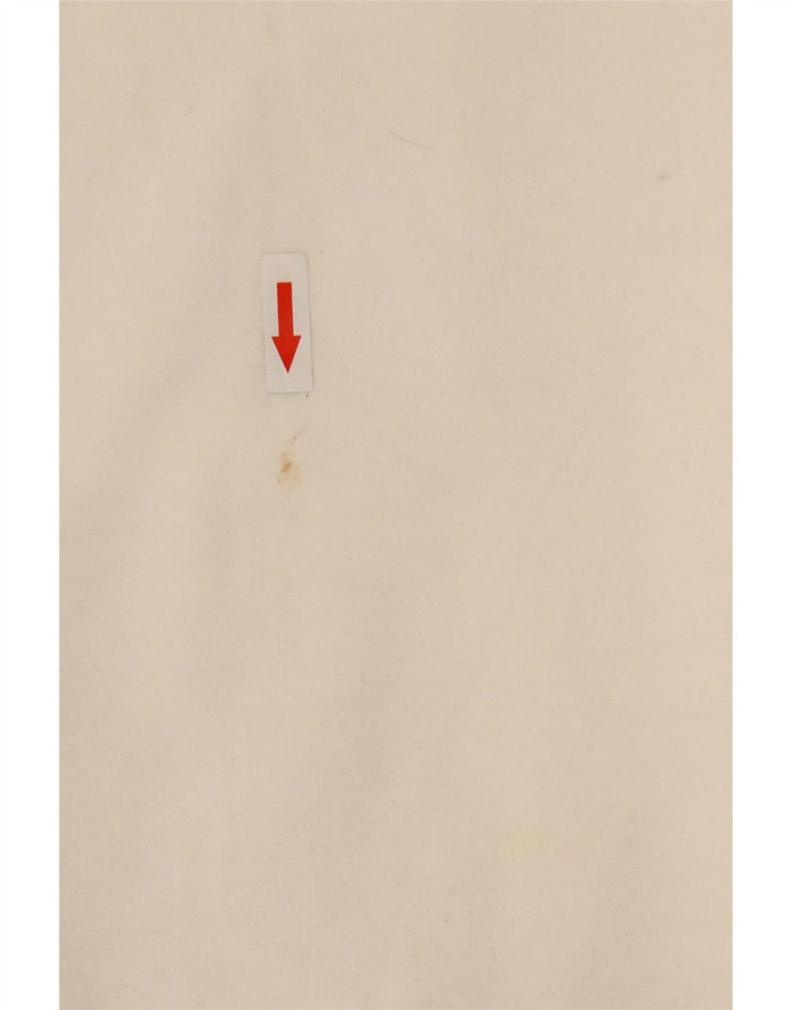 Zara Γυναικεία Φούτερ με γραφικά Jumper UK 14 Medium White Polyester