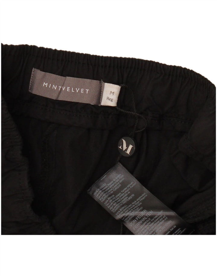 Γυναικεία αθλητική φόρμα MINT VELVET Παντελόνι UK 14 Μεσαίο μαύρο βαμβακερό