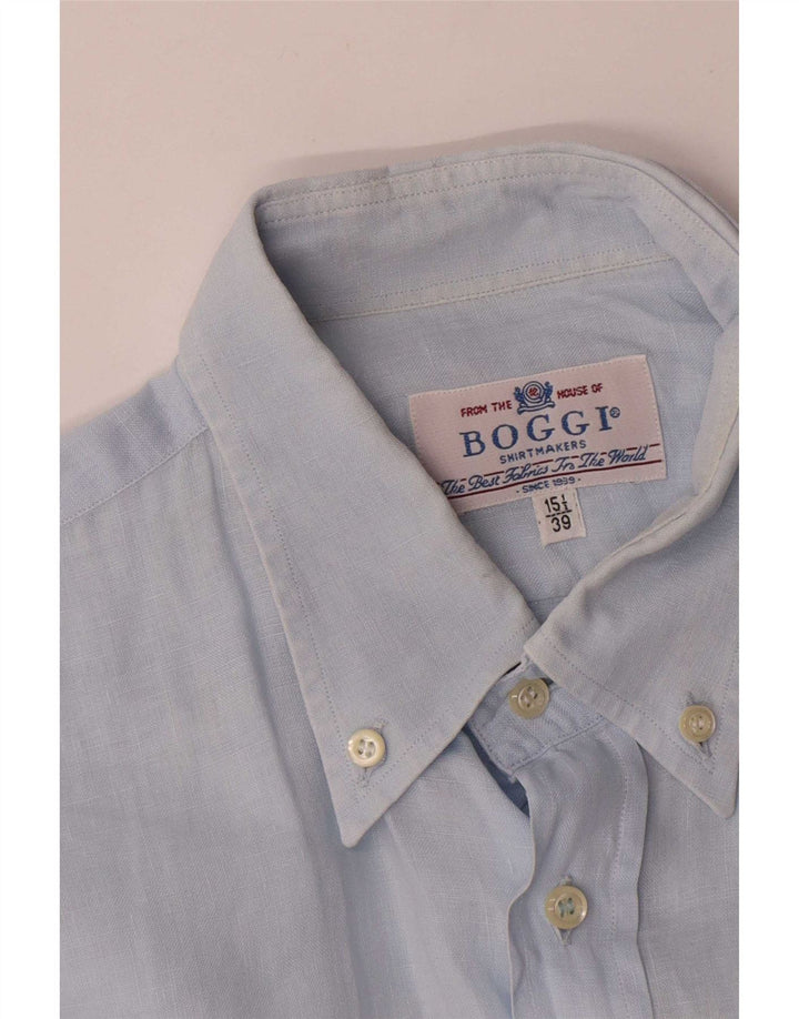 Ανδρικό πουκάμισο Boggi μέγεθος 39 15 1/2 Medium Blue