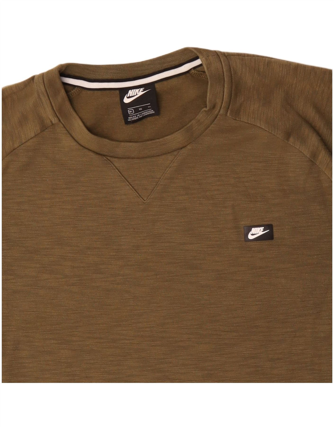 Ανδρικό φούτερ NIKE Jumper XL Χακί βαμβακερό