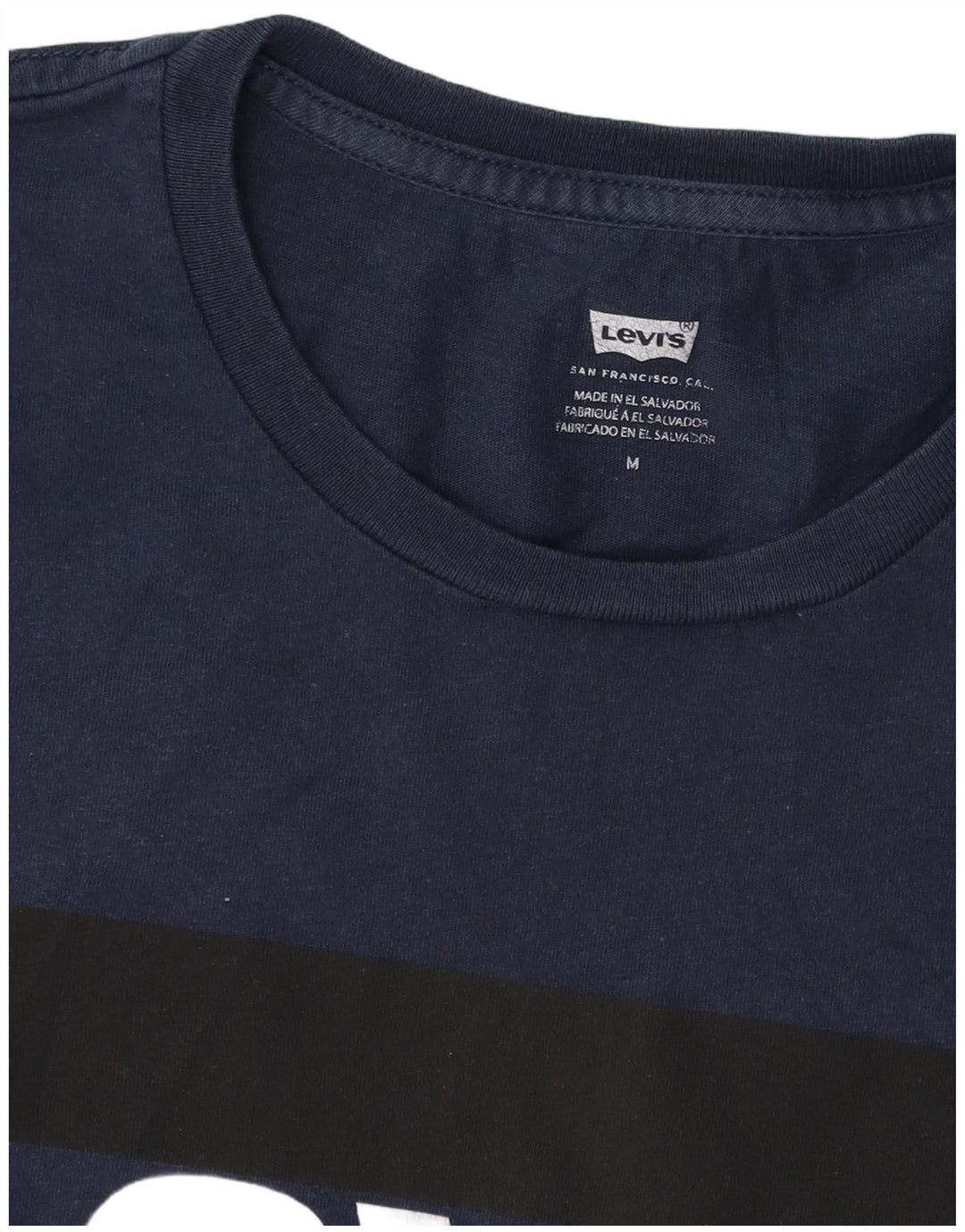 Ανδρικό γραφικό T-Shirt LEVI'S Top Medium Navy Blue