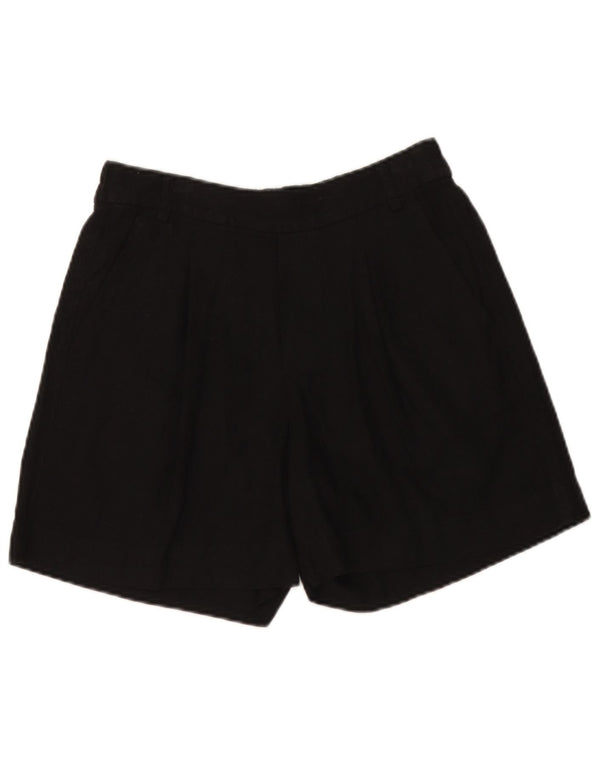 Marks & Spencer Γυναικείο σορτς Chino UK 10 Small W28 Μαύρο λινό