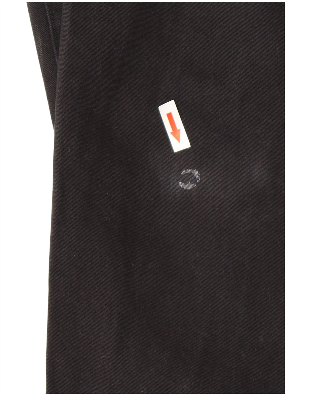 MARKS & SPENCER Ανδρικό παντελόνι Chino με κωνικό μπλε Harbor W36 L33 Μαύρο