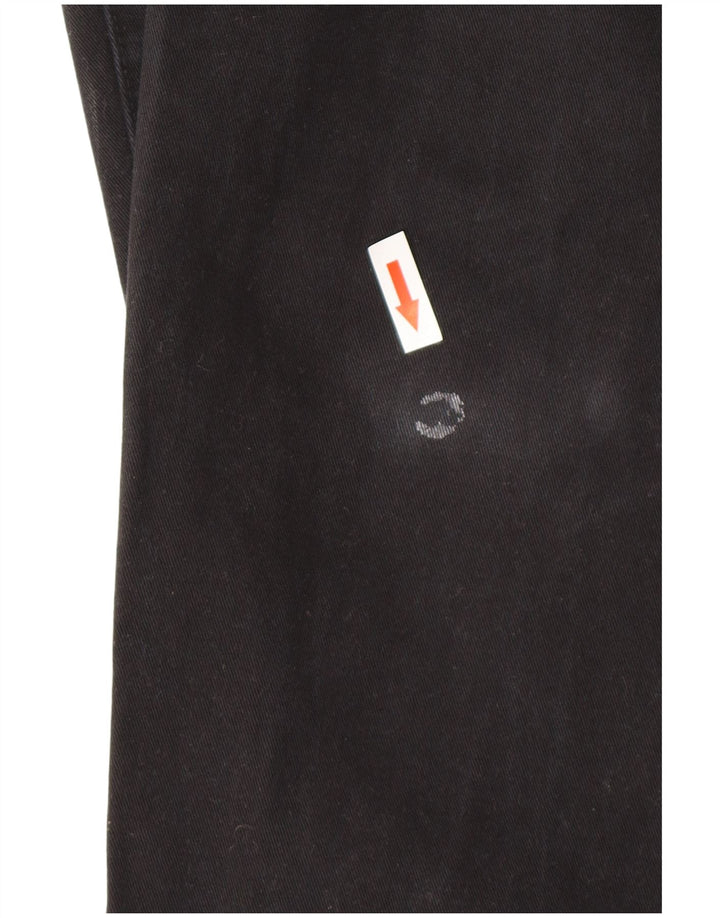 MARKS & SPENCER Ανδρικό παντελόνι Chino με κωνικό μπλε Harbor W36 L33 Μαύρο