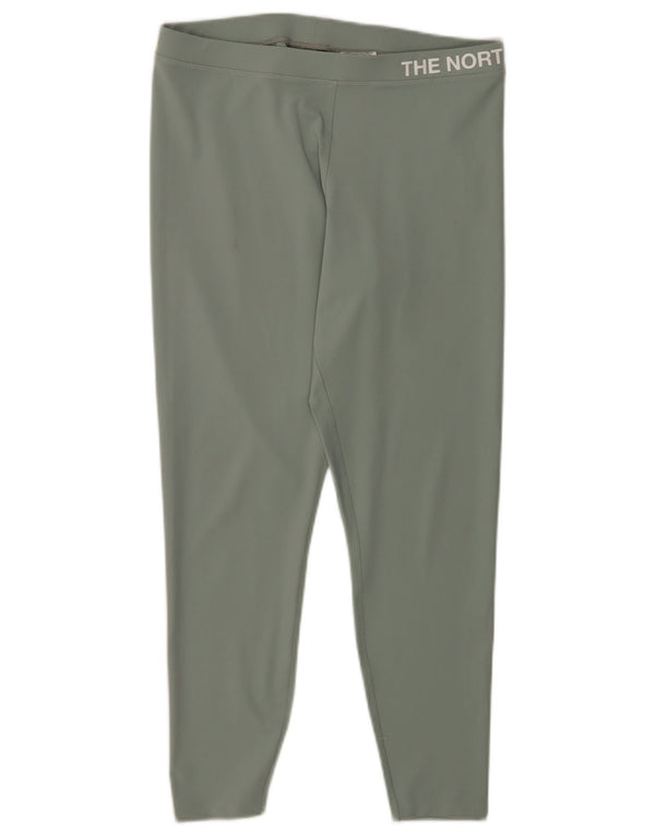 Γυναικεία γραφικά κολάν North Face Large Green Polyester Sports