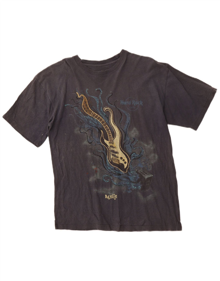 HARD ROCK Ανδρικό T-Shirt γραφικό Malta Top Μεσαίο γκρι βαμβακερό