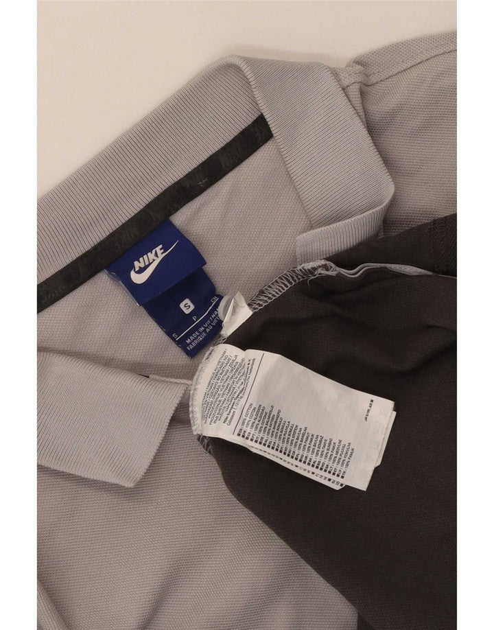 Ανδρικό μπλουζάκι πόλο Nike, μικρό γκρι, βαμβακερό