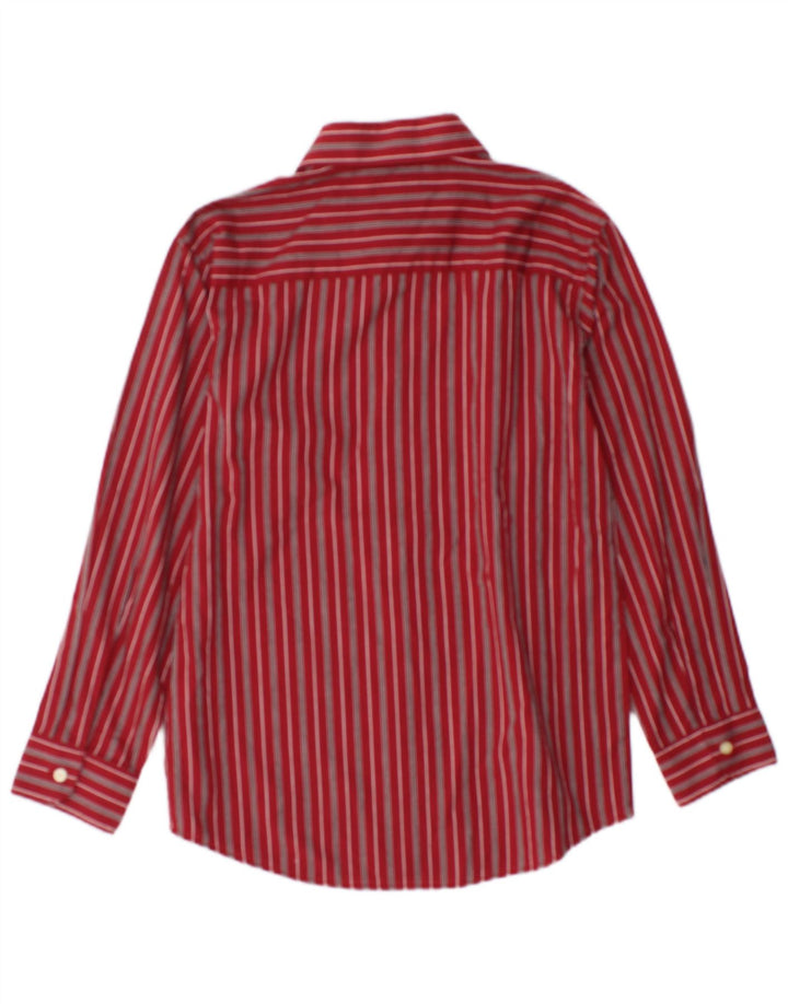Μπλουζάκι Chaps Boys 10-11 Years Medium Burgundy Ριγέ Βαμβακερό