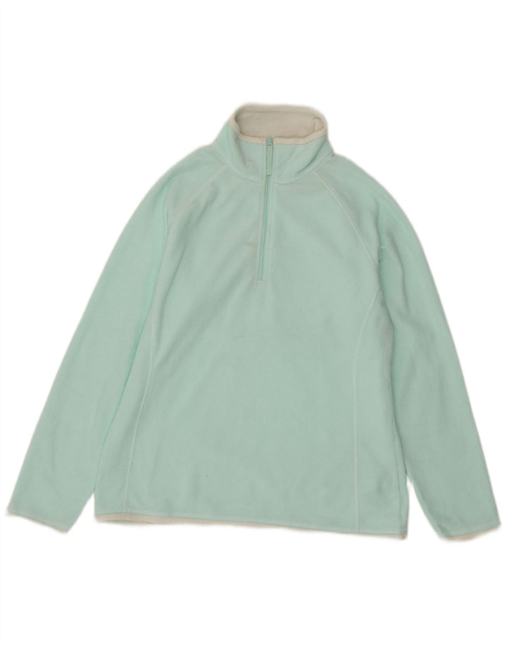 MOUNTAIN WAREHOUSE Γυναικείο φερμουάρ Fleece Jumper UK 14 Large Turquoise