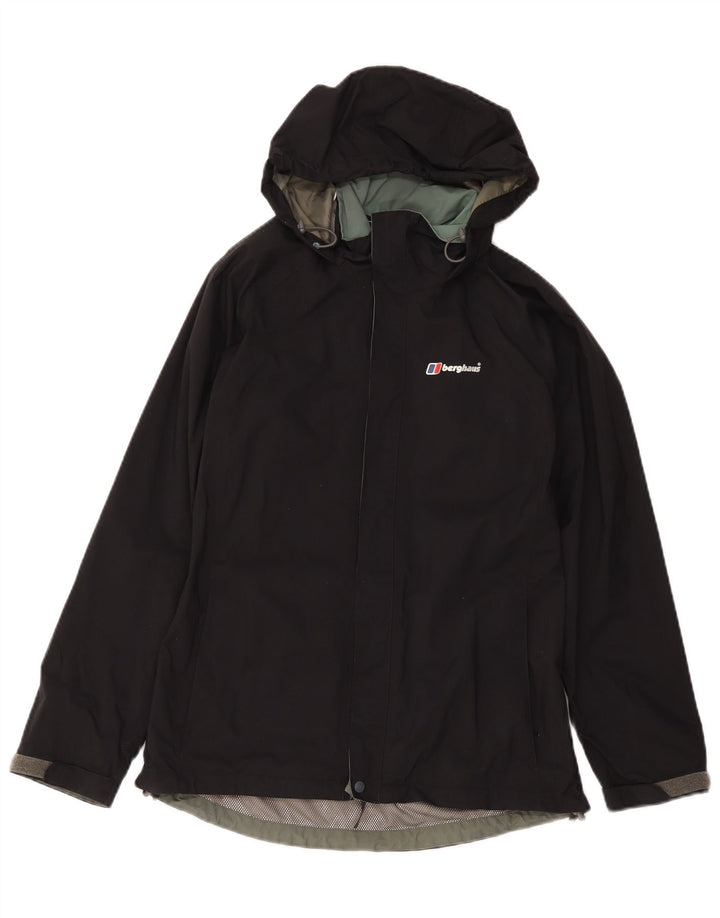 Berghaus Γυναικείο μπουφάν βροχής με κουκούλα UK 12 Medium Black Polyamide