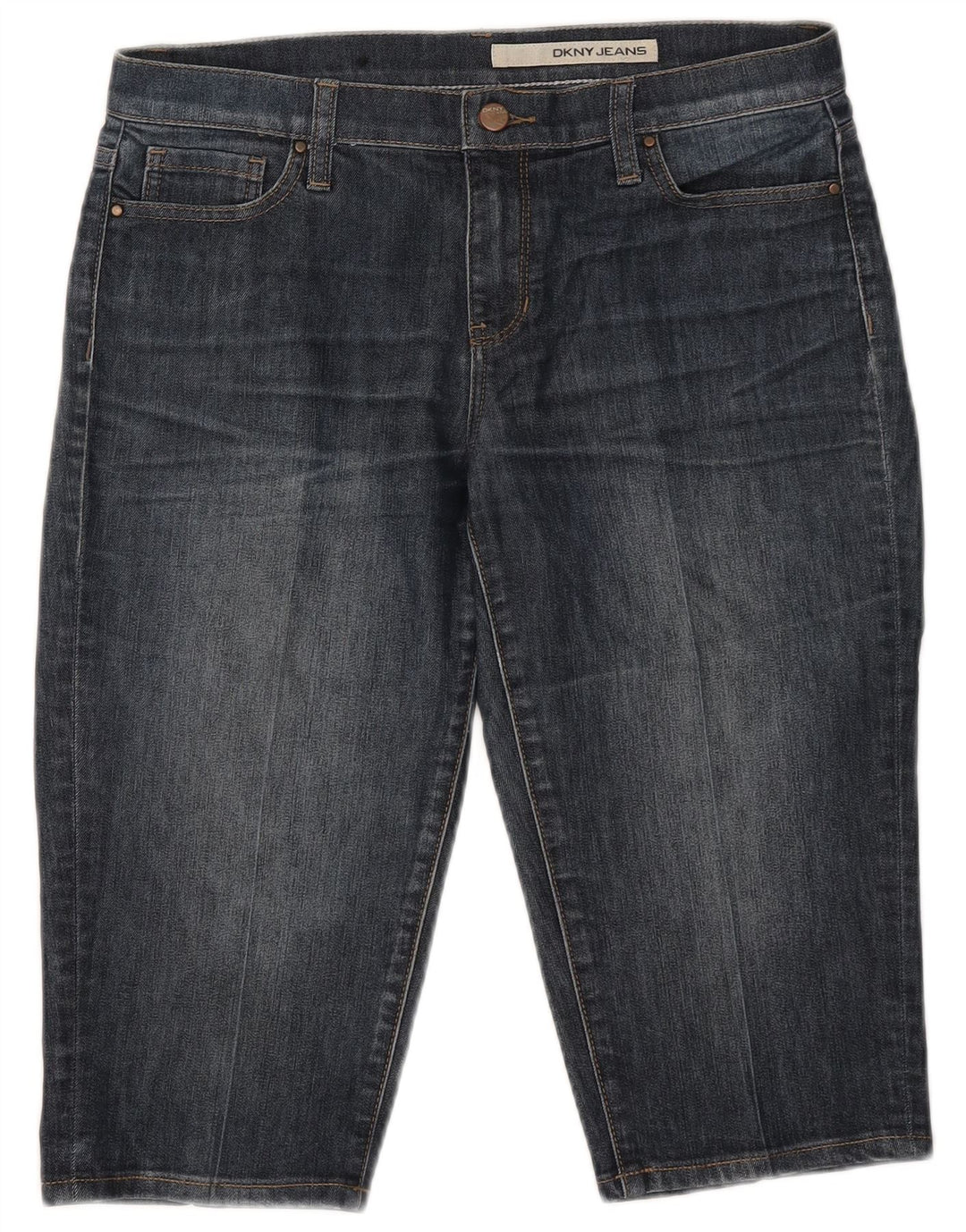 Dkny Γυναικείο τζιν σορτς βερμούδα US 8 Medium W32 Navy Blue βαμβακερό