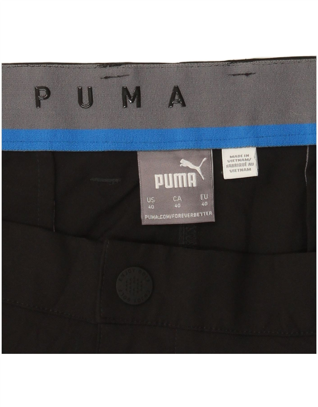 Ανδρικό σορτς Chino PUMA W40 XL Μαύρο
