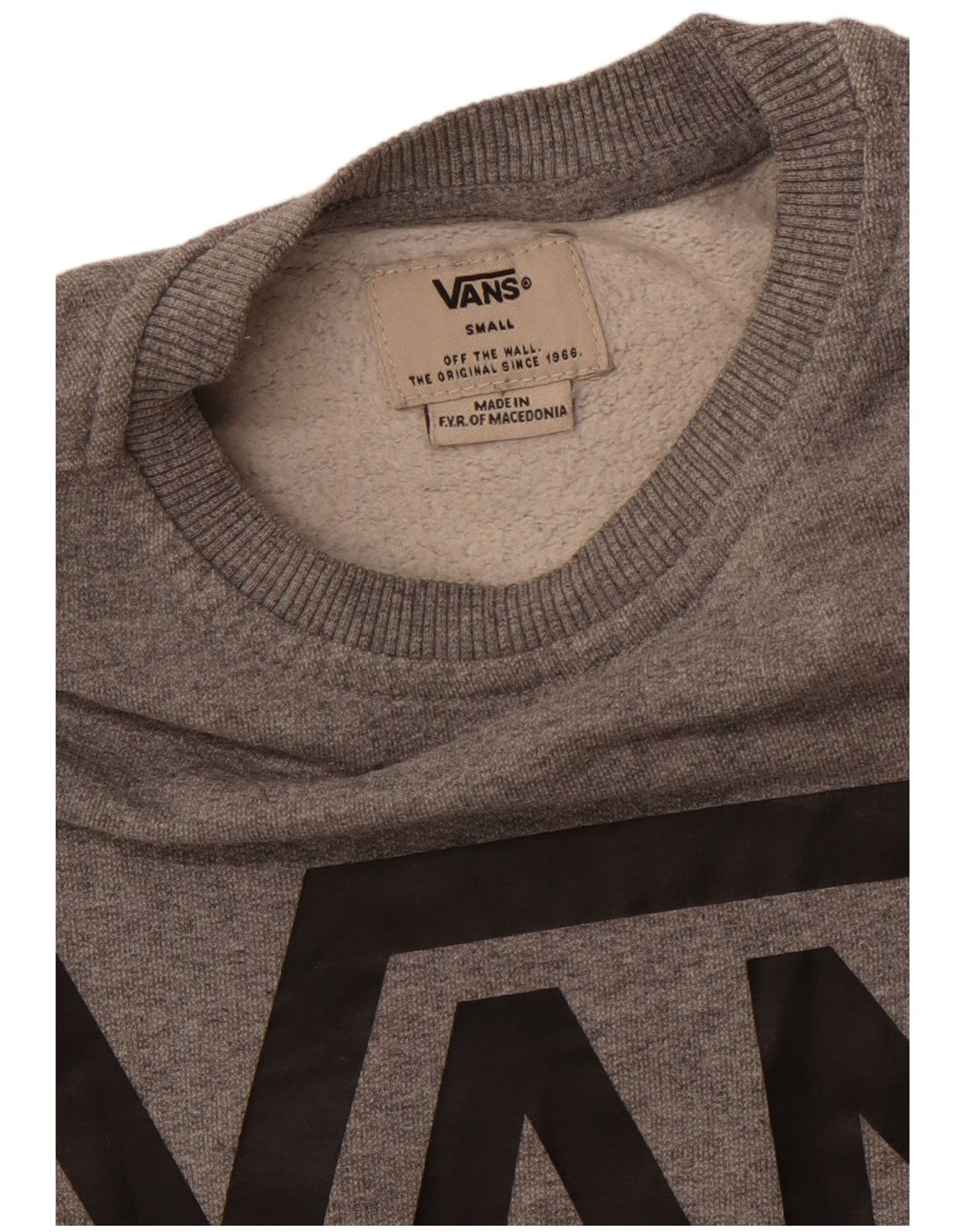 Ανδρικό γραφικό φούτερ Vans Jumper Small Grey Flecked
