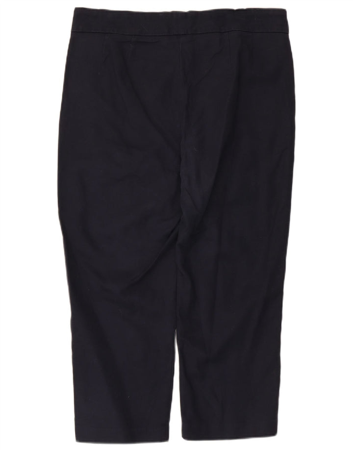 Marks & Spencer Γυναικείο παντελόνι Capri UK 12 Medium W34 L22 Navy Blue