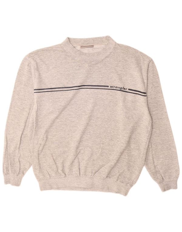 Ανδρικό φούτερ Wrangler Jumper Μεγάλο γκρι βαμβακερό ριγέ