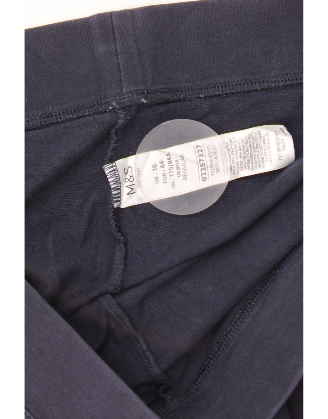 Marks & Spencer Γυναικεία Κολάν UK 16 Large Navy Blue από βαμβάκι