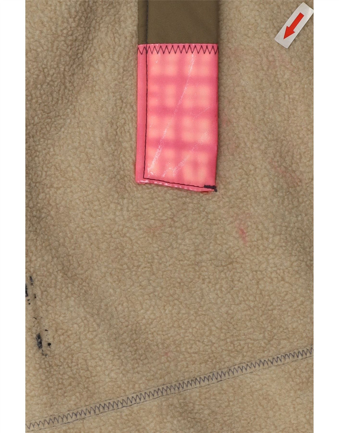 Murphy & Nye Mens Fleece Jacket UK 44 2XL Green Colourblock Ακρυλικό