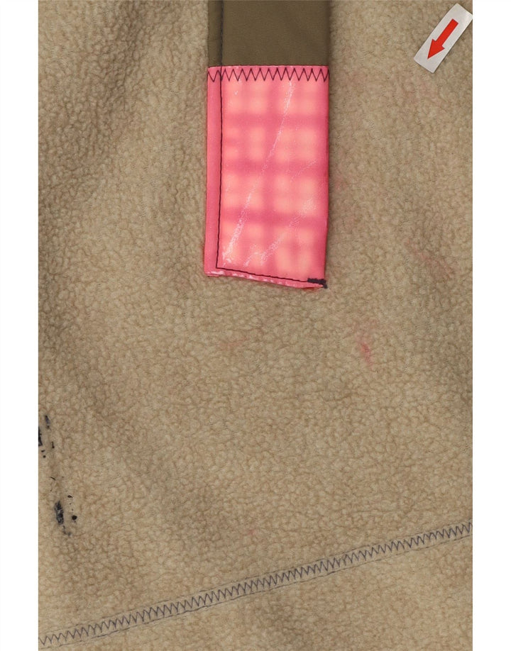 Murphy & Nye Mens Fleece Jacket UK 44 2XL Green Colourblock Ακρυλικό