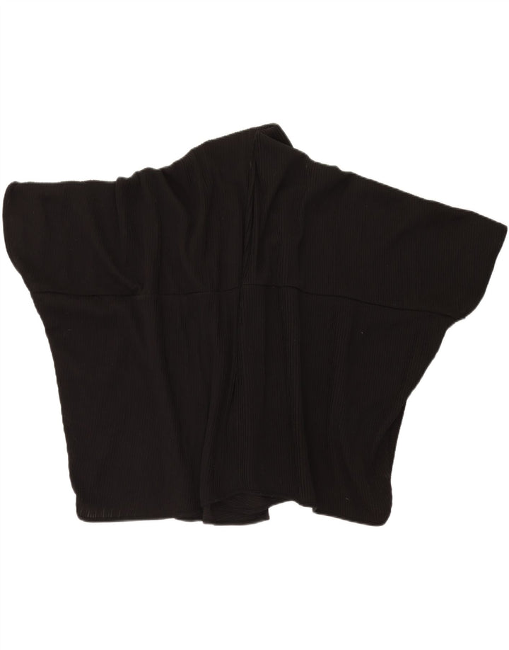 Zara Γυναικεία Ζακέτα Poncho Oversized UK 14 Medium Black