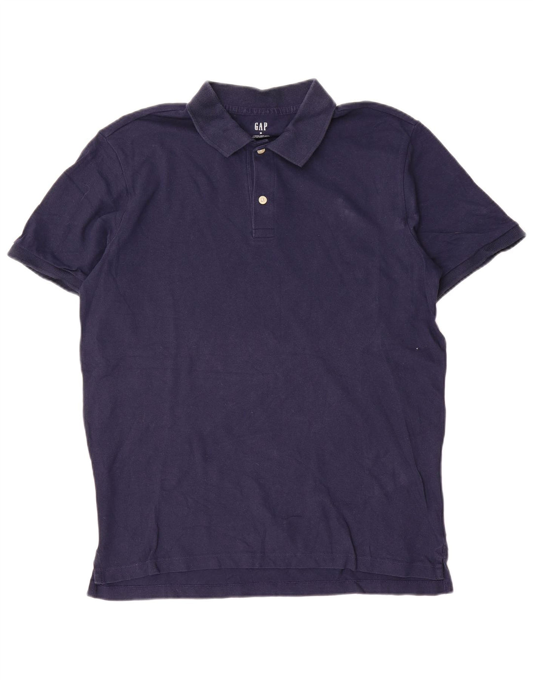 Ανδρικό πουκάμισο πόλο Gap, Βαμβακερό μεσαίο Navy Blue
