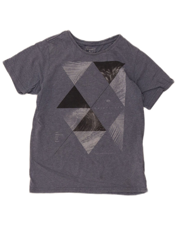 Quiksilver Boys Regular Fit T-Shirt Top 11-12 Years Navy Blue