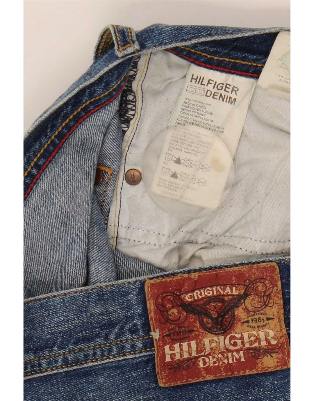 Ανδρικό τζιν ίσιο Tommy Hilfiger W33 L32 Μπλε βαμβακερό