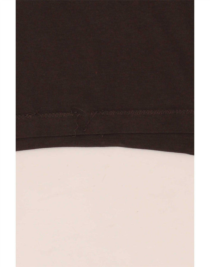 Jack & Jones Ανδρικό γραφικό T-Shirt Top Μικρό καφέ βαμβακερό