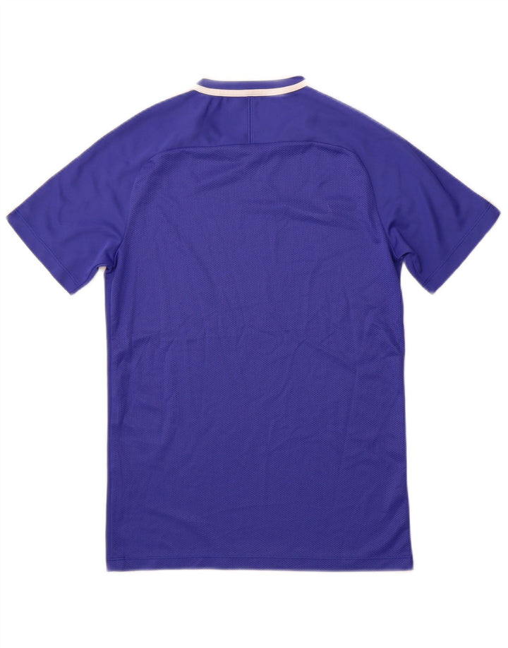 Ανδρικό μπλουζάκι NIKE Dri Fit Top Small Blue Colourblock