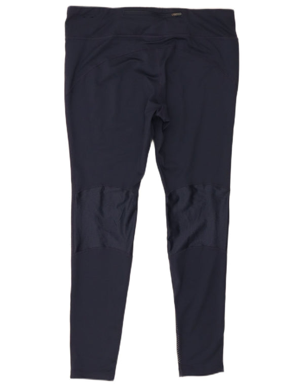 Γυναικεία κολάν Nike Dri Fit UK 18 XL Navy Blue Pinstripe Polyester