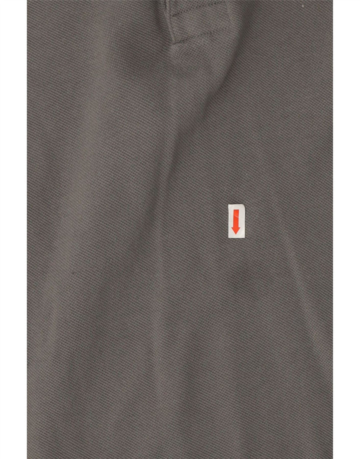 Ανδρικό μπλουζάκι πόλο Lacoste, μέγεθος 5, μεγάλο γκρι βαμβακερό