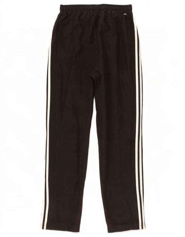Ανδρικό παντελόνι αθλητικής φόρμας Adidas Climalite UK 42/44 μεγάλο μαύρο πολυεστέρα