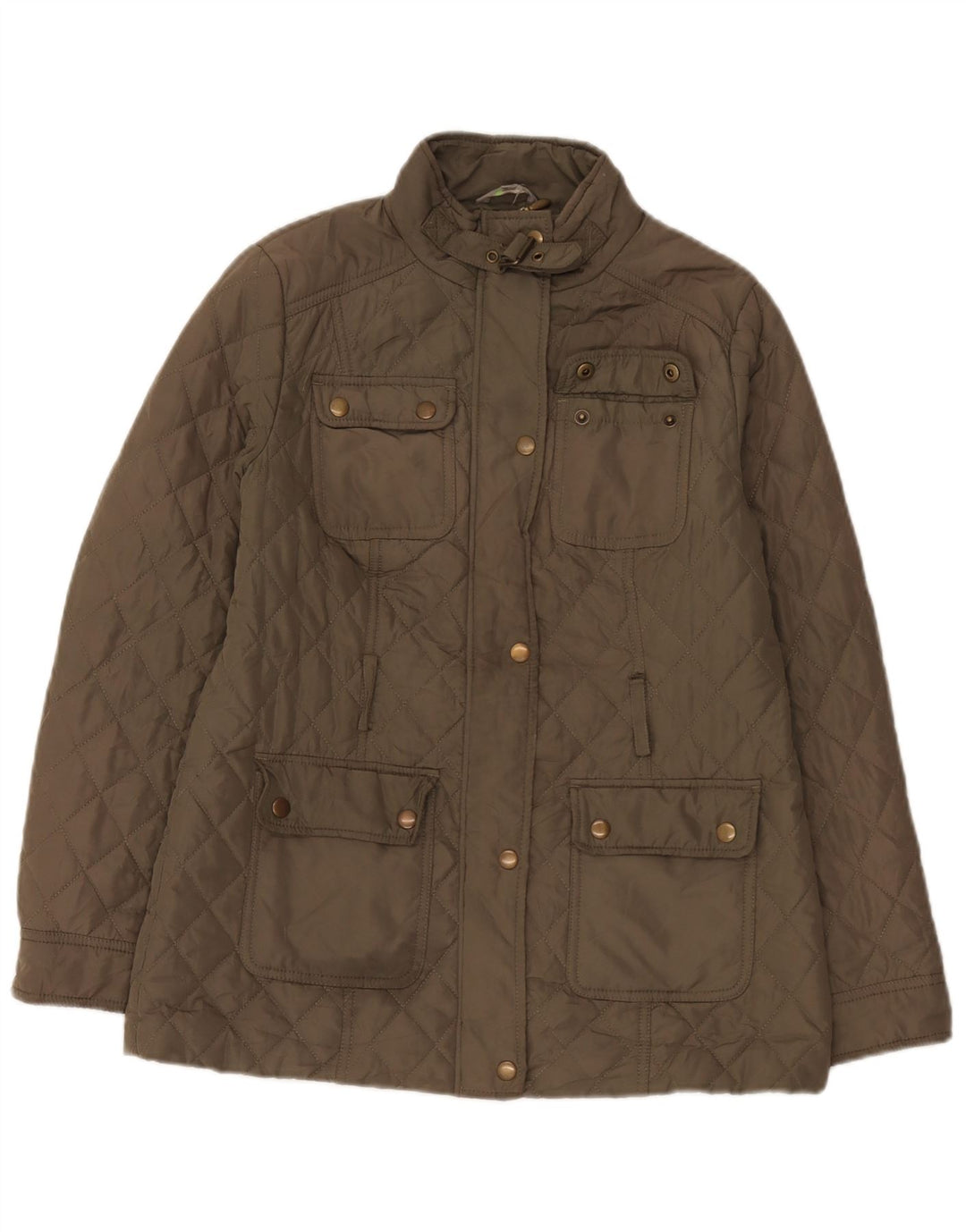 Marks & Spencer Γυναικείο Καπιτονέ μπουφάν UK 8 Small Khaki Polyester