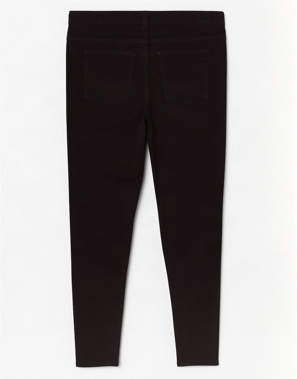 Marks & Spencer Γυναικεία Ψηλά Τζιν Τζιν UK 18 XL W36 L26 Μαύρο