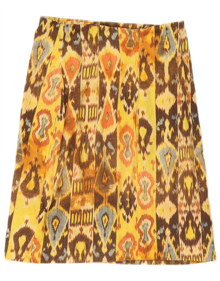 Max & Co. Γυναικεία φούστα σε γραμμή Α W26 Small Yellow Ikat