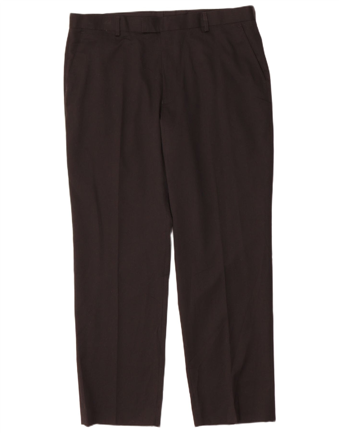 Marks & Spencer Ανδρικό παντελόνι Chino με κανονική εφαρμογή W38 L31 μαύρο πολυεστέρα