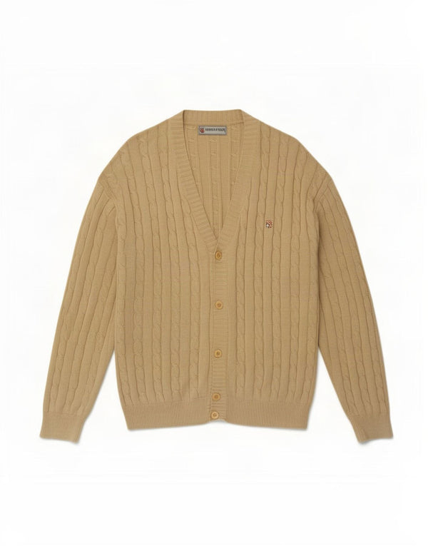 Ανδρικό πουλόβερ ζακέτα Armata Di Mare IT 54 XL Beige