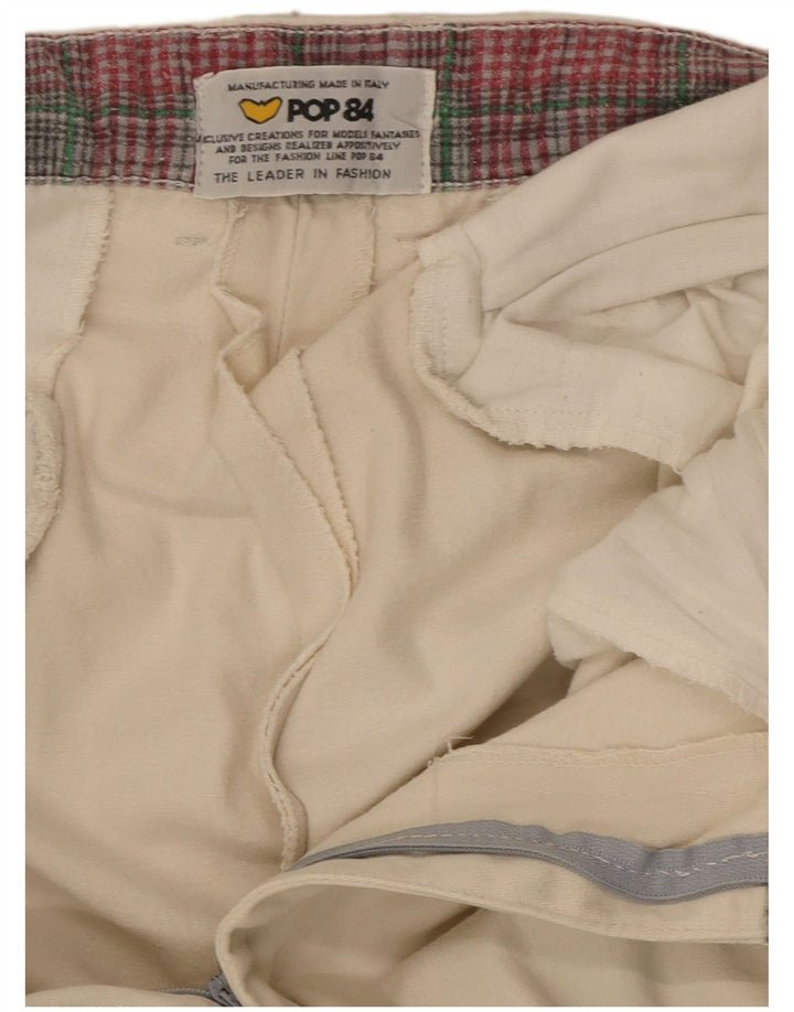 POP 84 Ανδρικό ίσιο παντελόνι W30 L32 Off White